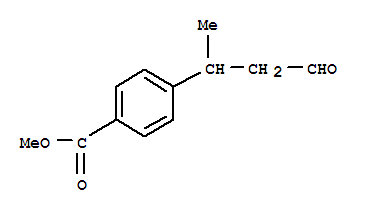 Benzoic acid, 4-(1-methyl-3-oxopropyl)-, methyl ester (9ci) Structure,240407-05-0Structure