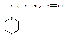 (7ci,8ci)-4-[(2-丙炔氧基)甲基]-嗎啉結(jié)構(gòu)式_24045-61-2結(jié)構(gòu)式