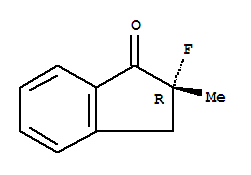 1H-inden-1-one,2-fluoro-2,3-dihydro-2-methyl-,(2r)-(9ci) Structure,242484-65-7Structure