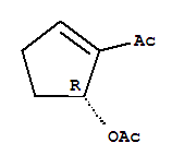 (9ci)-1-[(5r)-5-(乙?；趸?-1-環(huán)戊烯-1-基]-乙酮結(jié)構(gòu)式_243672-15-3結(jié)構(gòu)式