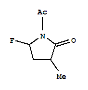 (9ci)-1-乙?；?5-氟-3-甲基-2-吡咯烷酮結(jié)構(gòu)式_246181-65-7結(jié)構(gòu)式