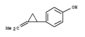 (9CI)-4-[(1-甲基亞乙基)環(huán)丙基]-苯酚結(jié)構(gòu)式_250750-46-0結(jié)構(gòu)式