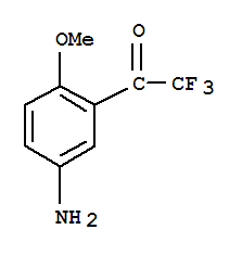 (9ci)-1-(5-氨基-2-甲氧基苯基)-2,2,2-三氟-乙酮結(jié)構(gòu)式_252580-28-2結(jié)構(gòu)式