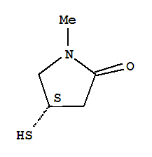 2-Pyrrolidinone,4-mercapto-1-methyl-,(4s)-(9ci) Structure,252642-43-6Structure