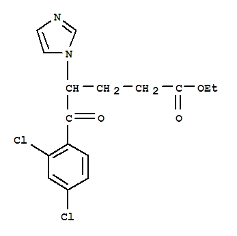 1H-imidazole-1-butanoic acid, -gamma--(2,4-dichlorobenzoyl)-, ethyl ester Structure,252953-79-0Structure