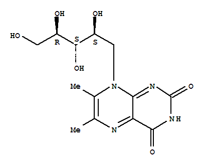 6,7-Dimethylribityl lumazine Structure,2535-20-8Structure