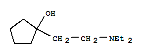 (8ci)-1-[2-(二乙基氨基)乙基]-環(huán)戊醇結構式_25363-25-1結構式