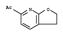 (9ci)-1-(2,3-二氫呋喃并[2,3-b]吡啶-6-基)-乙酮結構式_253874-76-9結構式