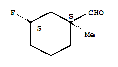 Cyclohexanecarboxaldehyde, 3-fluoro-1-methyl-, (1r,3r)-rel-(9ci) Structure,255852-20-1Structure