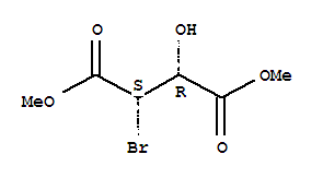 Butanedioic acid, 2-bromo-3-hydroxy-, dimethyl ester, (2r,3s)-rel-(9ci) Structure,256530-26-4Structure