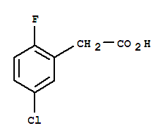 5-氯-2-氟苯乙酸結構式_261762-97-4結構式