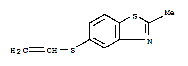 Benzothiazole, 5-(ethenylthio)-2-methyl-(9ci) Structure,262860-04-8Structure