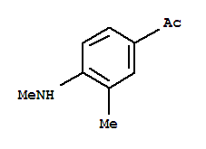 (9ci)-1-[3-甲基-4-(甲基氨基)苯基]-乙酮結構式_265107-37-7結構式