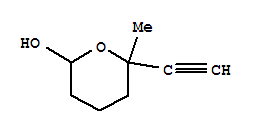 2H-pyran-2-ol, 6-ethynyltetrahydro-6-methyl-(8ci)Structure,26533-20-0Structure 2H-pyran-2-ol, 6-ethynyltetrahydro-6-methyl-(8ci) Structure,26533-20-0Structure