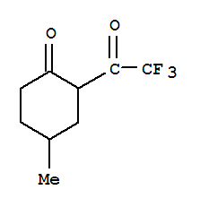 (9ci)-4-甲基-2-(三氟乙酰基)-環(huán)己酮結(jié)構(gòu)式_266309-22-2結(jié)構(gòu)式