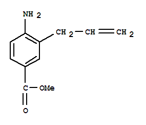 Benzoic acid, 4-amino-3-(2-propenyl)-, methyl ester (9ci) Structure,267002-59-5Structure