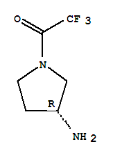 (3r)-(9ci)-1-(三氟乙酰基)-3-吡咯烷胺結(jié)構(gòu)式_270584-80-0結(jié)構(gòu)式