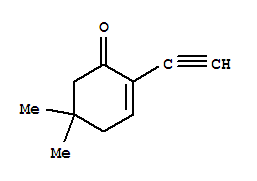 (9ci)-2-乙炔-5,5-二甲基-2-環(huán)己烯-1-酮結(jié)構(gòu)式_271572-53-3結(jié)構(gòu)式