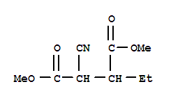 Butanedioic acid, 2-cyano-3-ethyl-, dimethyl ester (9ci) Structure,276680-40-1Structure