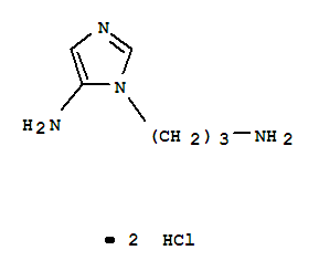 1H-imidazole-1-propanamine,5-amino-,dihydrochloride(9ci) Structure,279236-68-9Structure