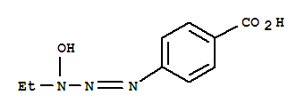 Benzoic acid, 4-(3-ethyl-3-hydroxy-1-triazenyl)-(9ci) Structure,280113-36-2Structure