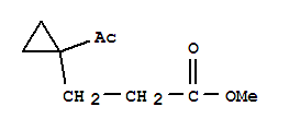 (9ci)-1-乙酰基環(huán)丙烷丙酸甲酯結(jié)構(gòu)式_280568-03-8結(jié)構(gòu)式