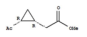 (1r,2r)-rel-2-乙?；?環(huán)丙烷乙酸結(jié)構(gòu)式_288153-50-4結(jié)構(gòu)式