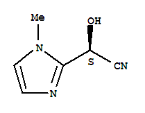 1H-imidazole-2-acetonitrile,alpha-hydroxy-1-methyl-,(alphas)-(9ci)Structure,290374-51-5Structure 1H-imidazole-2-acetonitrile,alpha-hydroxy-1-methyl-,(alphas)-(9ci) Structure,290374-51-5Structure
