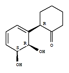 Cyclohexanone, 2-[(5s,6r)-5,6-dihydroxy-1,3-cyclohexadien-1-yl]-, (2r)-(9ci) Structure,291749-77-4Structure