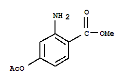 Benzoic acid, 4-(acetyloxy)-2-amino-, methyl ester (9ci) Structure,294865-44-4Structure