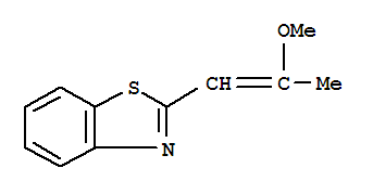 Benzothiazole, 2-(2-methoxy-1-propenyl)-(9ci) Structure,300806-84-2Structure