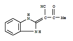 Butanenitrile, 2-(1,3-dihydro-2h-benzimidazol-2-ylidene)-3-oxo-(9ci) Structure,301344-08-1Structure