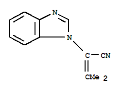 1H-benzimidazole-1-acetonitrile,alpha-(1-methylethylidene)-(9ci) Structure,303016-19-5Structure