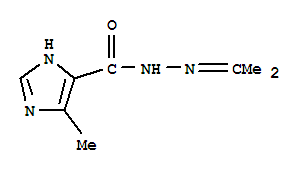 1H-imidazole-4-carboxylic acid, 5-methyl-, (1-methylethylidene)hydrazide (9ci) Structure,308305-50-2Structure