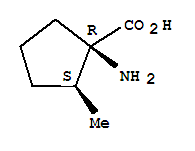 (1r,2s)-(9ci)-1-氨基-2-甲基-環(huán)戊烷羧酸結構式_309757-05-9結構式
