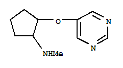 (9ci)-n-甲基-2-(5-嘧啶氧基)-環(huán)戊胺結(jié)構(gòu)式_310880-94-5結(jié)構(gòu)式