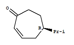 (5r)-(9ci)-5-(1-甲基乙基)-2-環(huán)庚烯-1-酮結(jié)構(gòu)式_310905-92-1結(jié)構(gòu)式