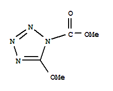 1H-tetrazole-1-carboxylicacid,5-methoxy-,methylester(9ci) Structure,311762-21-7Structure
