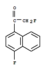 (9ci)-2-氟-1-(4-氟-1-萘)-乙酮結構式_315-99-1結構式