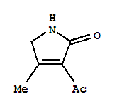 2H-pyrrol-2-one, 3-acetyl-1,5-dihydro-4-methyl-(9ci)Structure,31615-76-6Structure 2H-pyrrol-2-one, 3-acetyl-1,5-dihydro-4-methyl-(9ci) Structure,31615-76-6Structure