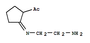 (9ci)-1-[2-[(2-氨基乙基)亞氨基]環(huán)戊基]-乙酮結(jié)構(gòu)式_316820-60-7結(jié)構(gòu)式