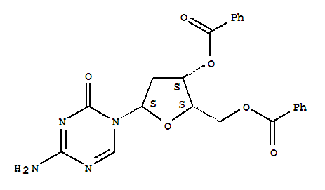 4-氨基-1-(3,5-di-O-苯甲?；?2-脫氧-β-L-蘇-戊呋喃糖基)-1,3,5-噻嗪-2(1H)-酮結(jié)構(gòu)式_324018-62-4結(jié)構(gòu)式