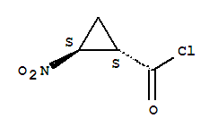 (1R,2R)-Rel-(9Ci)-2-硝基-環(huán)丙烷羰酰氯結(jié)構(gòu)式_326853-93-4結(jié)構(gòu)式