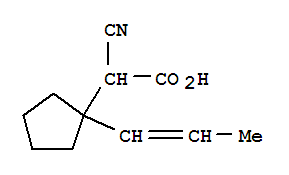 (9Ci)--Alpha--氰基-1-(1-丙烯基)-乙酸結(jié)構(gòu)式_327050-06-6結(jié)構(gòu)式