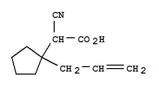 (9Ci)--Alpha--氰基-1-(2-丙烯基)-乙酸結(jié)構(gòu)式_327050-08-8結(jié)構(gòu)式