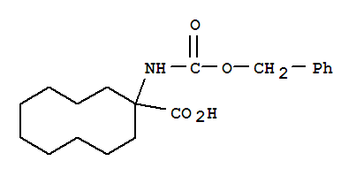 Cbz-1-氨基-1-環(huán)癸烷羧酸結(jié)構(gòu)式_329790-79-6結(jié)構(gòu)式