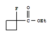 1-氟環(huán)丁烷羧酸乙酯結(jié)構(gòu)式_337-98-4結(jié)構(gòu)式