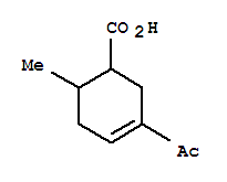 (8ci)-3-乙?；?6-甲基-3-環(huán)己烯-1-羧酸結(jié)構(gòu)式_33844-91-6結(jié)構(gòu)式
