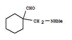 (9CI)-1-[(甲基氨基)甲基]-環(huán)己烷羧醛結(jié)構(gòu)式_342435-30-7結(jié)構(gòu)式