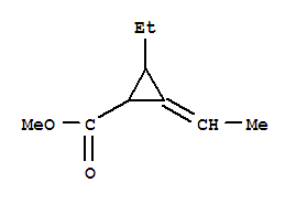 (9Ci)-2-乙基-3-亞乙基環(huán)丙烷羧酸甲酯結(jié)構(gòu)式_343867-78-7結(jié)構(gòu)式